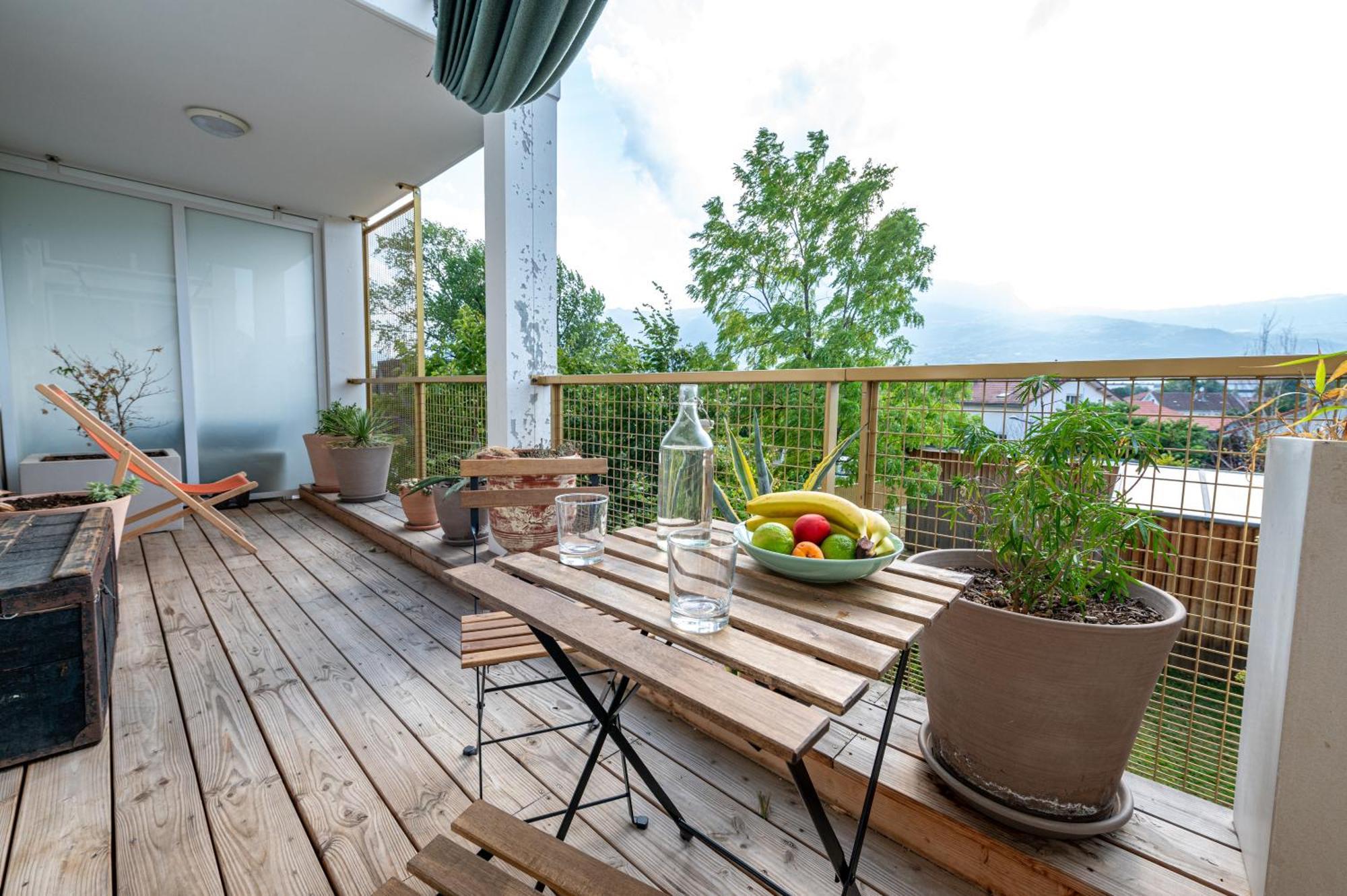 Calme Et Verdure: Vue Montagne - Terrasse - Wifi غرونوبل المظهر الخارجي الصورة